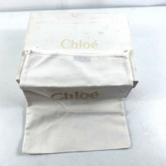 Designer Chloe Saks 5th Ave-Brown Leather Wedge Sandals MSRP$695, sz 38, box/bag - Picture 14 of 16